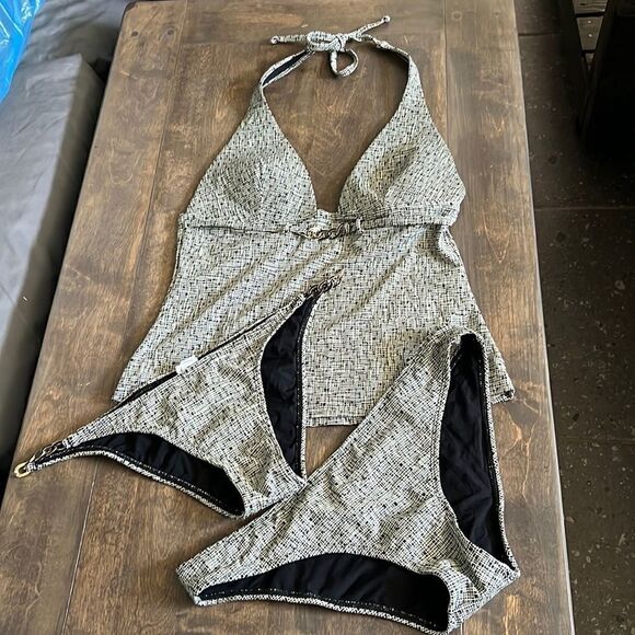 Maia Tankini swimsuit set 3 piece set Large - Picture 7 of 15